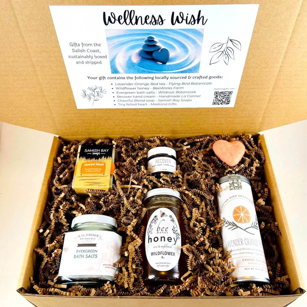 Wellness Wish Gift Basket | Comfort and Care Gift Box — Madrona Gifts